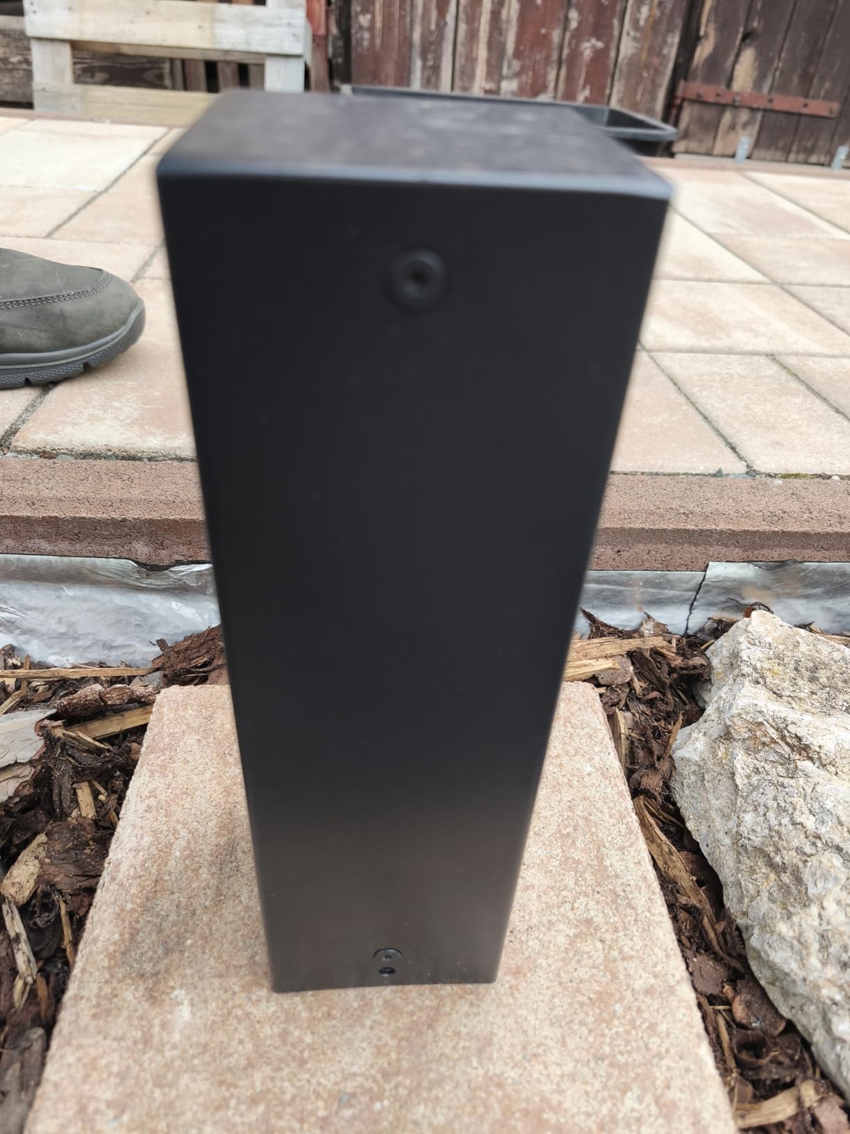 Paulmann Rio Steckdosensäule 2-fach IP44 anthrazit