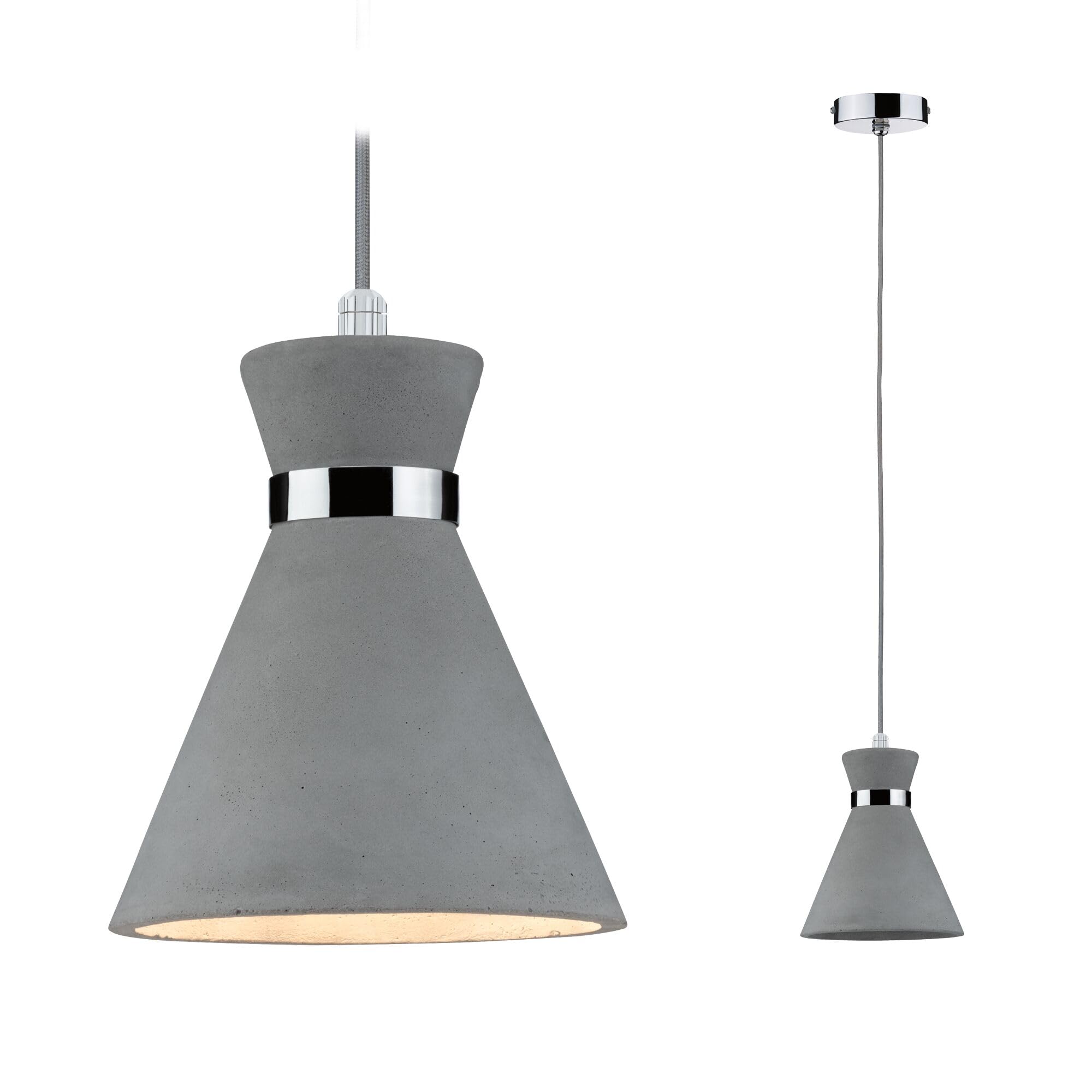 Paulmann 70890 Verve Pendelleuchte E27 Beton IP44 ohne LM
