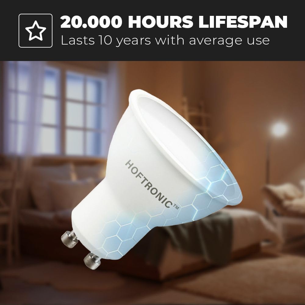 Hoftronic GU10 LED Spot 4000K 10er neutralweiß