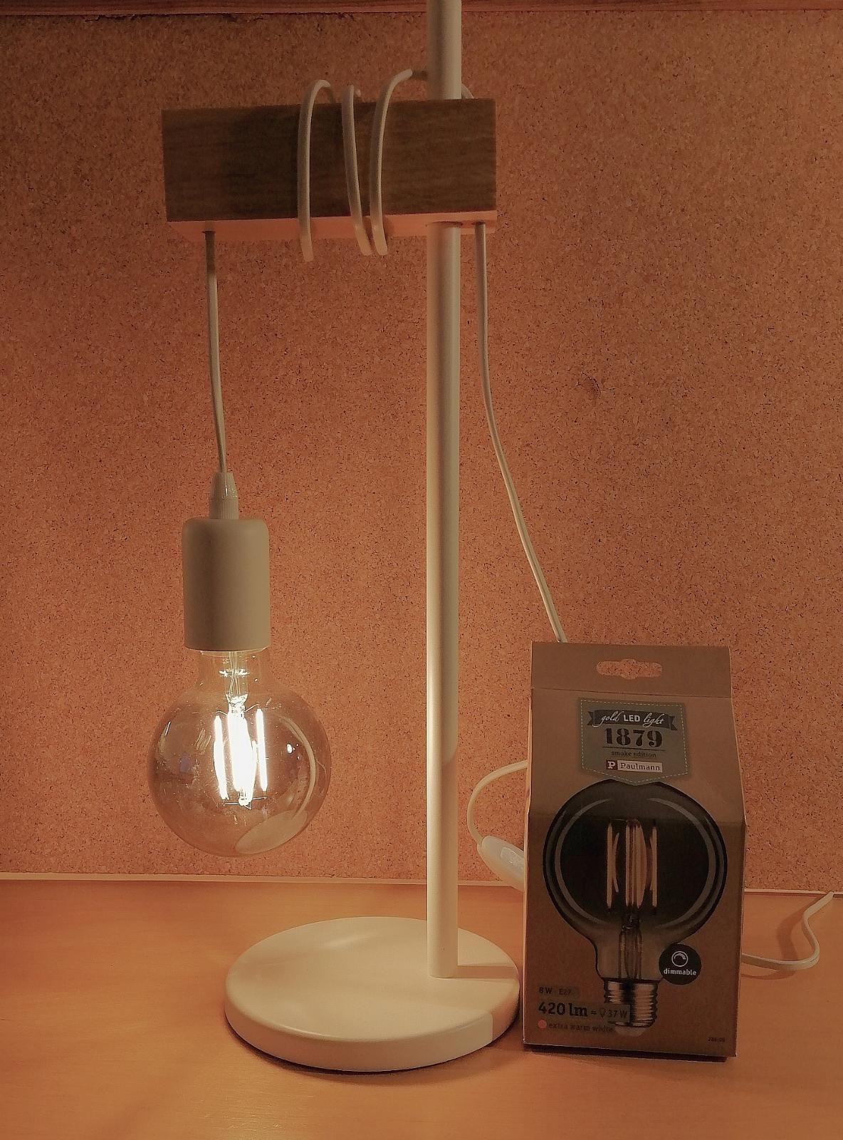 Paulmann 28608 Vintage G95 LED-Lampe E27 Rauchglas 2200K
