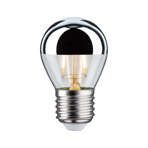 Paulmann 28483 Tropfen LED Lampe E27 Kopfspiegel silber