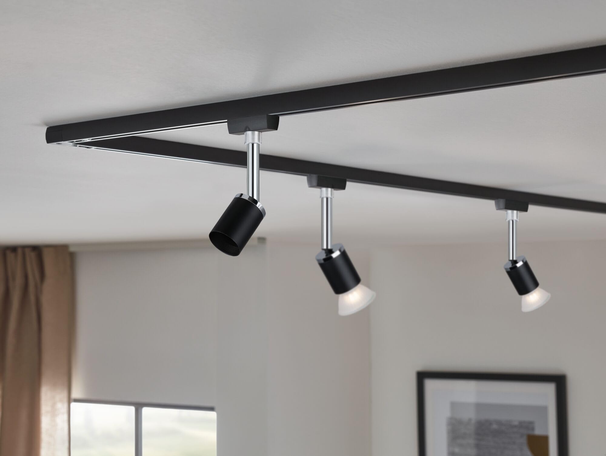 Paulmann URail Pure II Schienenspot schwarz GU10 dimmbar