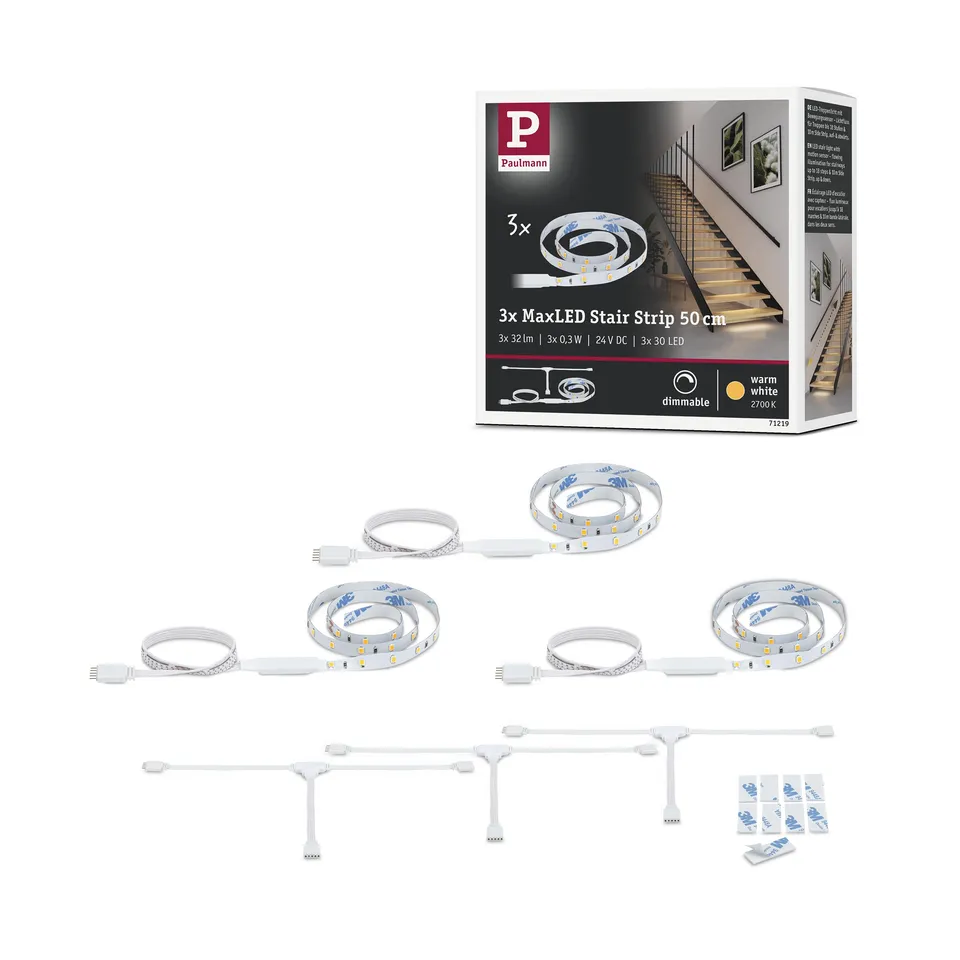 Paulmann MaxLED 71219 Stair Strip 3x0,5m 2700K 64lm/m