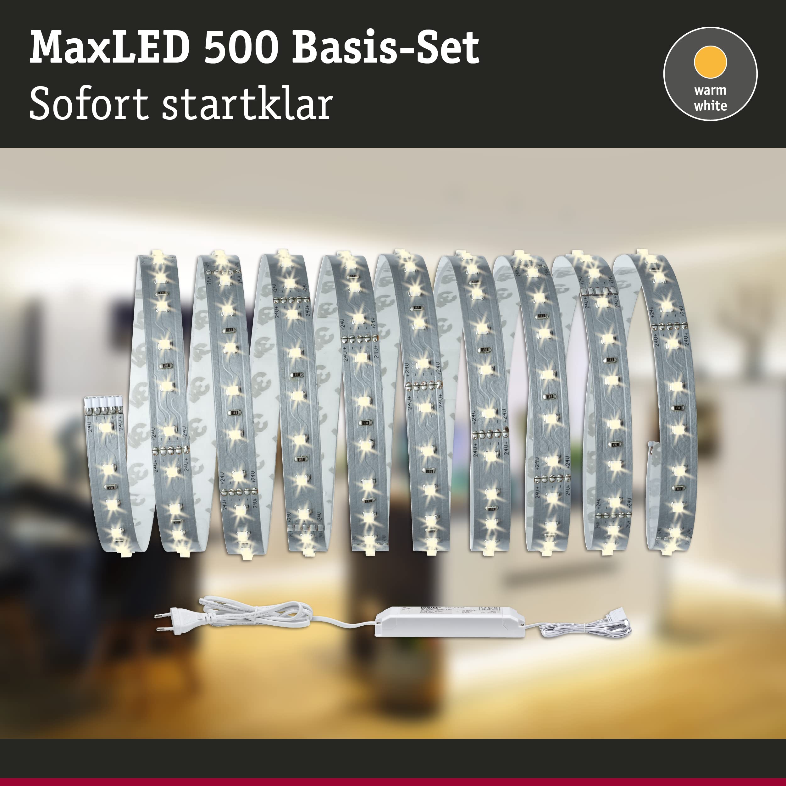 Paulmann MaxLED 705.79 LED-Streifen 3m Basisset tageslichtweiß
