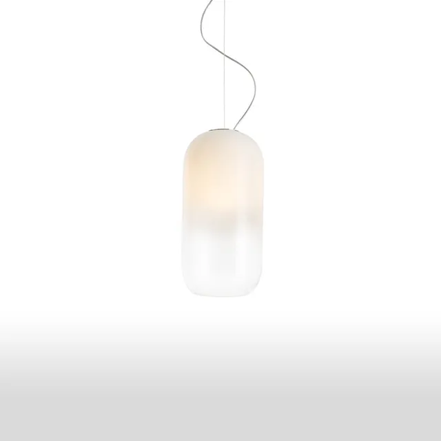 Artemide Gople Mini Hängeleuchte Kupfer Glas
