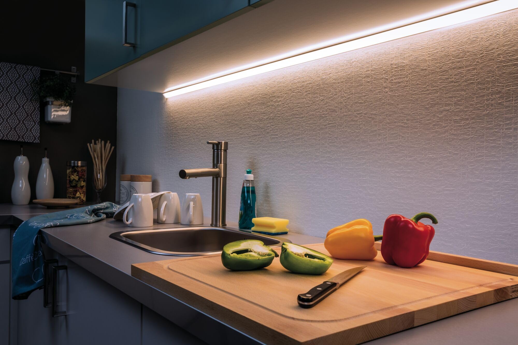 Paulmann MaxLED 500 Basisset LED Strip Silber