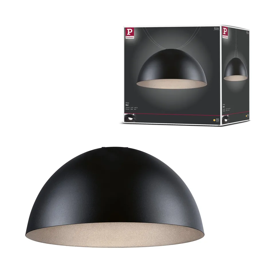 Paulmann ULine Bol Pendelleuchte 300mm schwarz