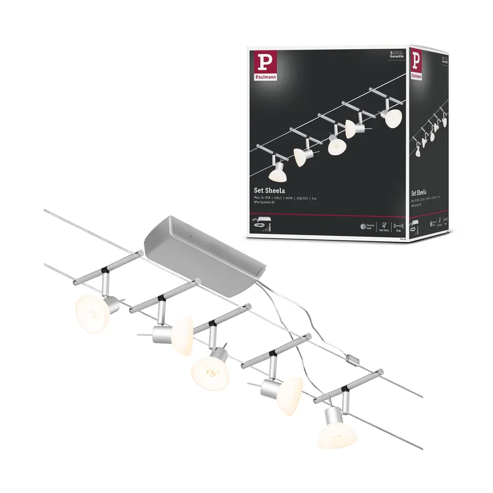 Paulmann CorDuo Sheela 94448 Seilsystem chrom matt