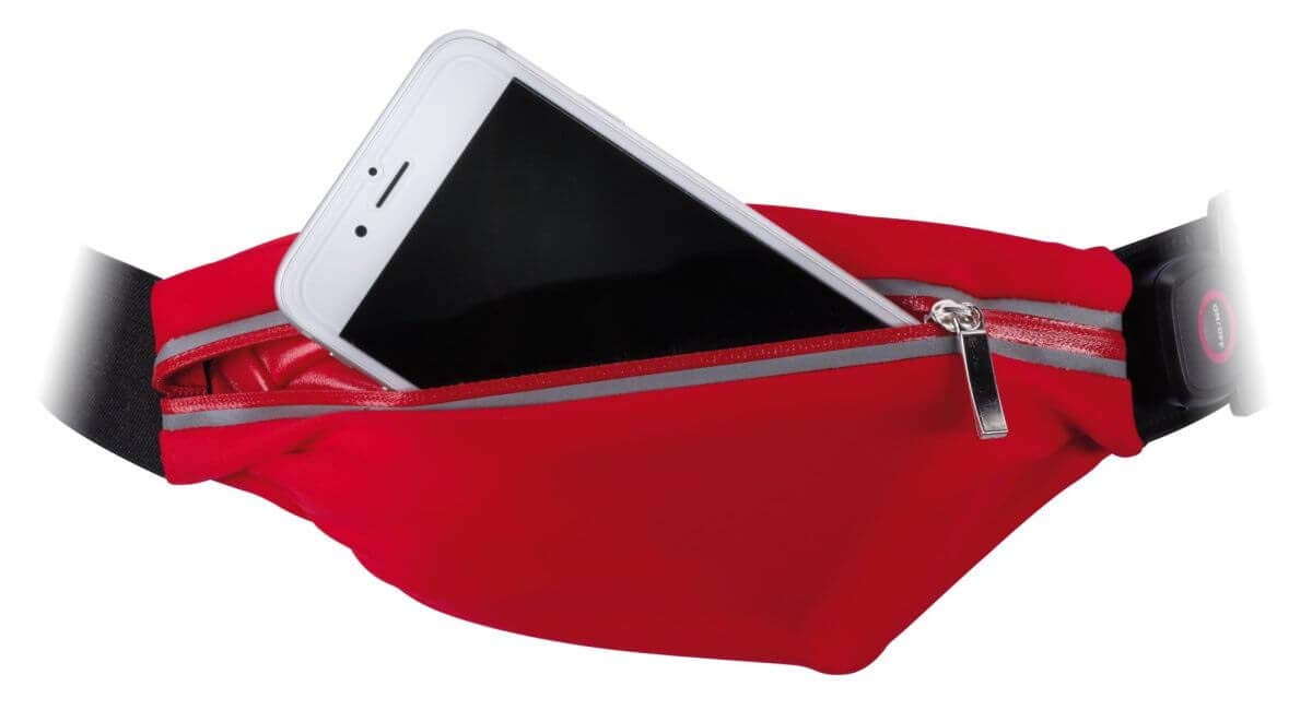 Paulmann 70968 Function Laufgurt LED rot mit Smartphone-Fach