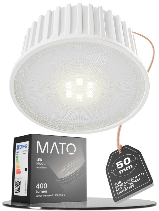 MATO NEO LED Modul 230V 5W warmweiß 50x22mm