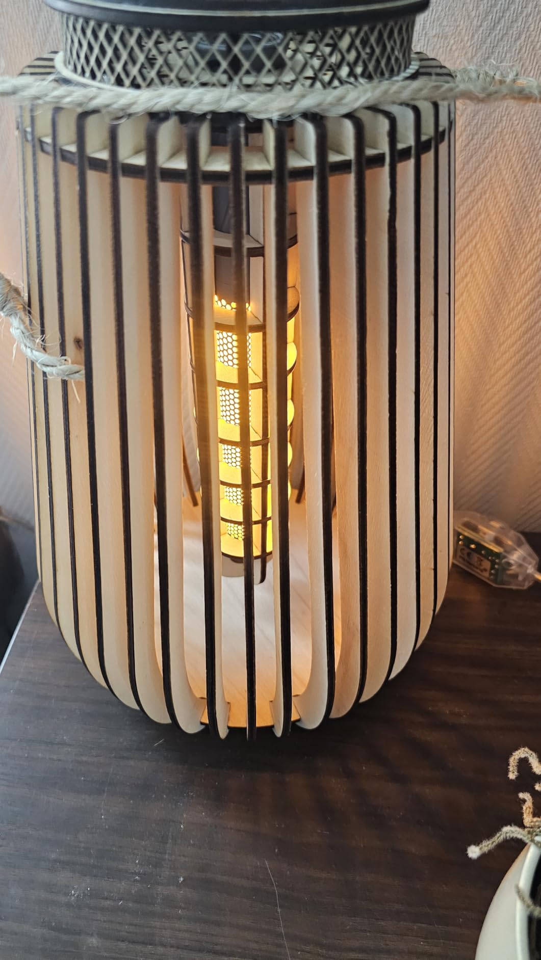 Phonar LED Tischlampe kabellos dimmbar warm 2600mAh grau