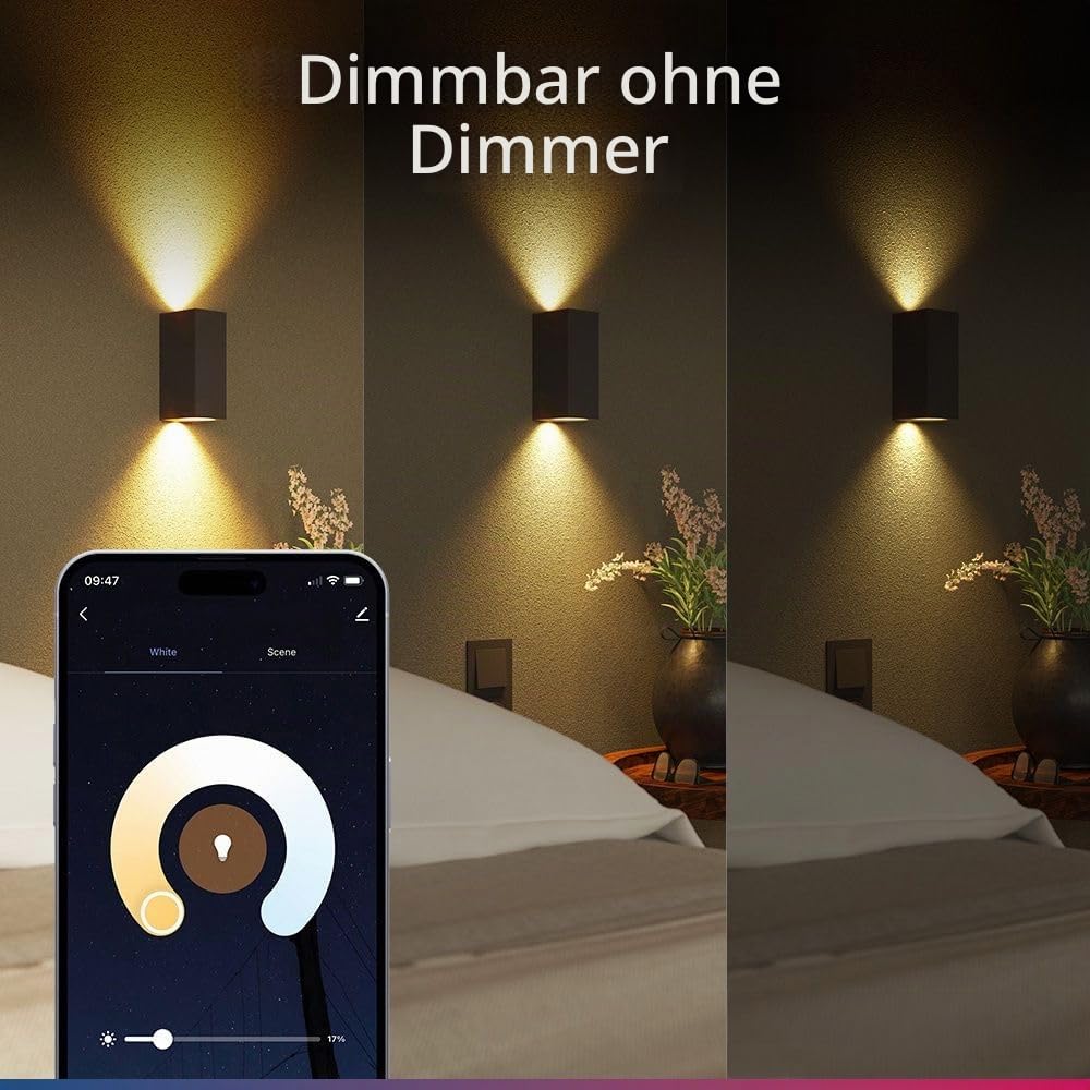 Hoftronic GU10 Smart LED Lampe 6er RGBWW dimmbar