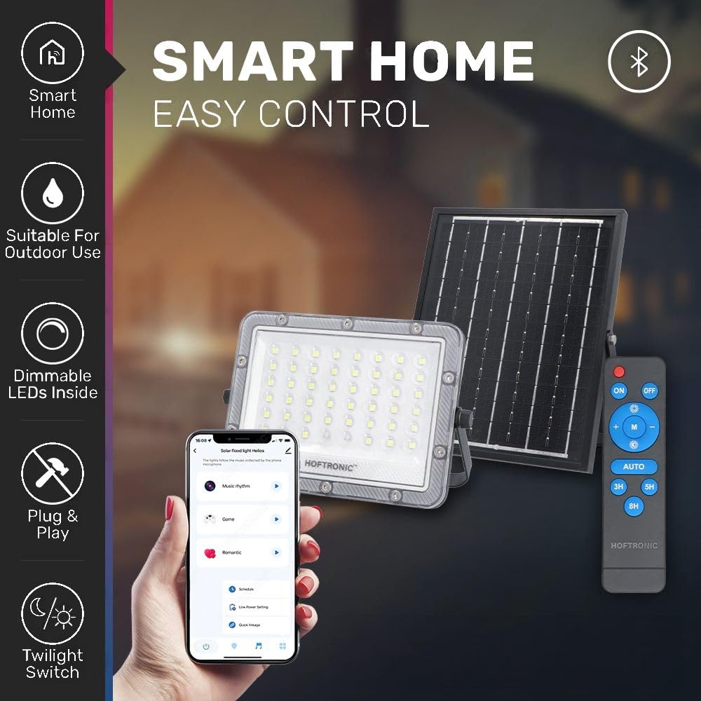 Hoftronic Helios Solar Strahler 50W Außen IP65 410lm