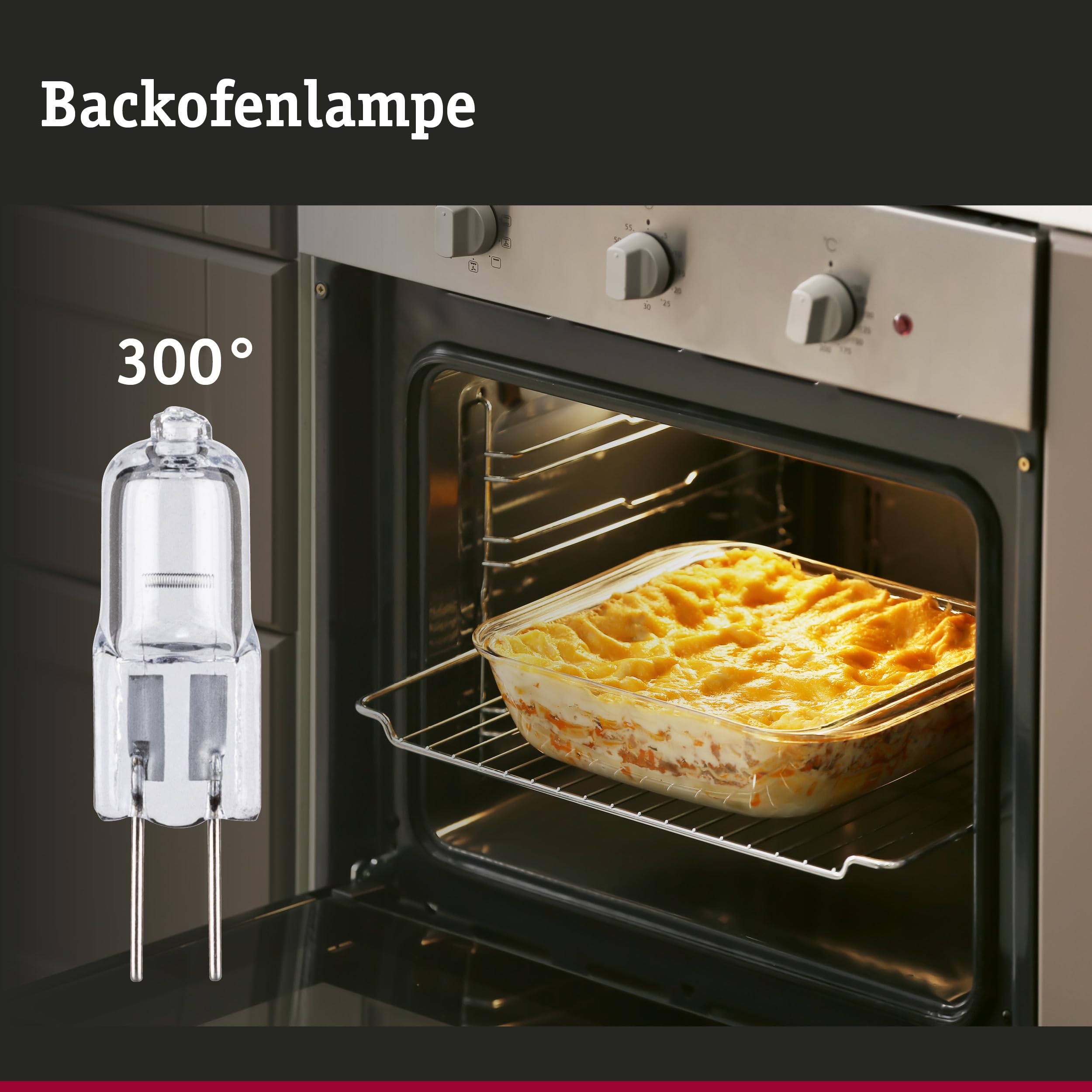 Paulmann 5288 Backofenlampe G4 3er Set warmweiß