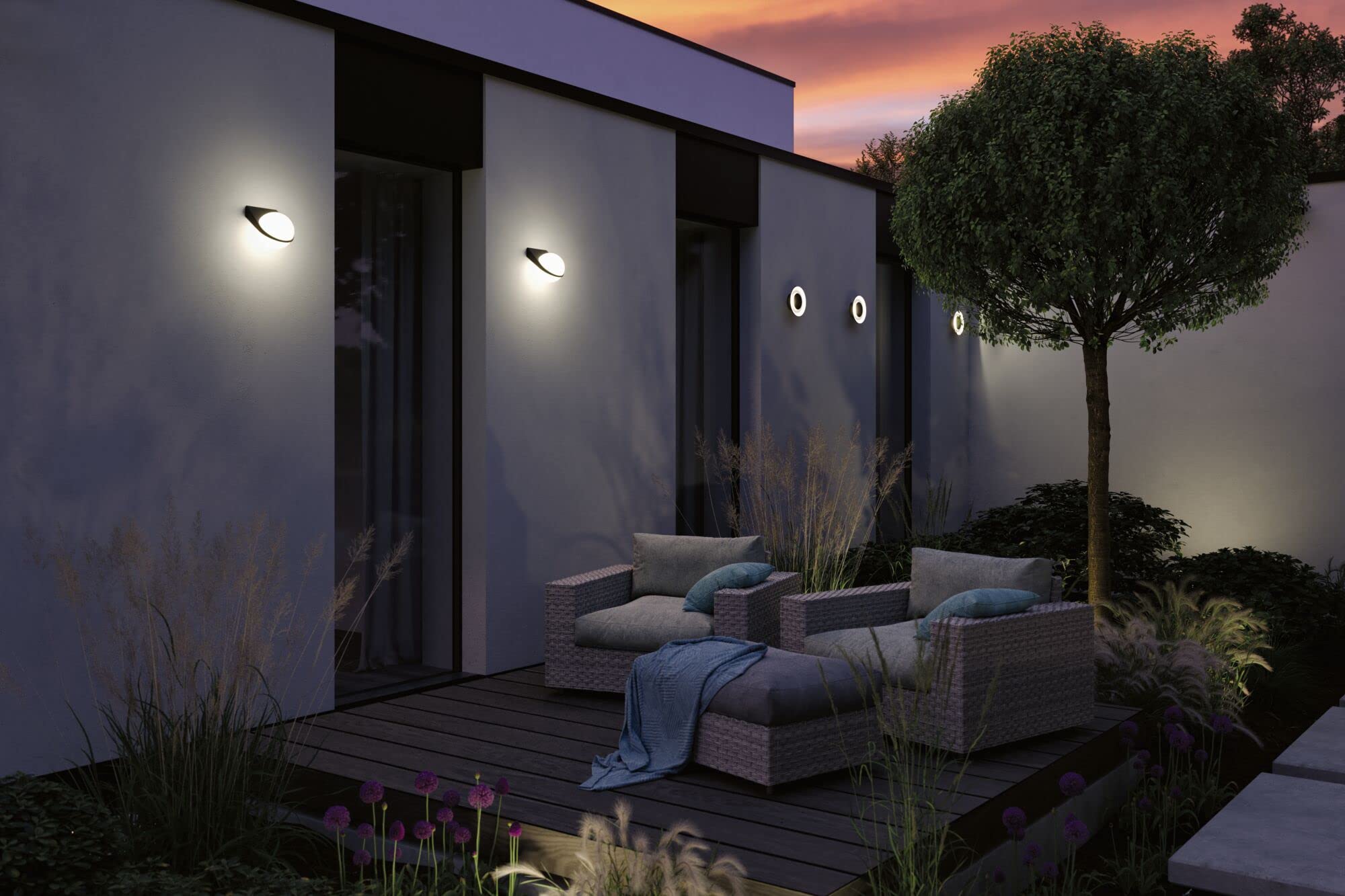 Paulmann Circea Outdoor Wandleuchte IP44 4W anthrazit