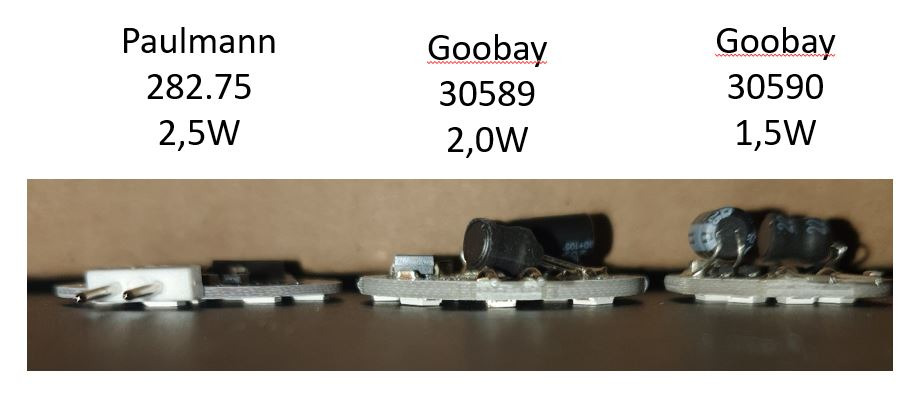 Paulmann 28275 G4 LED Stiftsockellampe 2,5W 12V Warmweiß