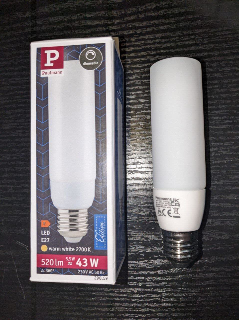 Paulmann 29059 LED Lampe GU10 warmweiß dimmbar 5,5W