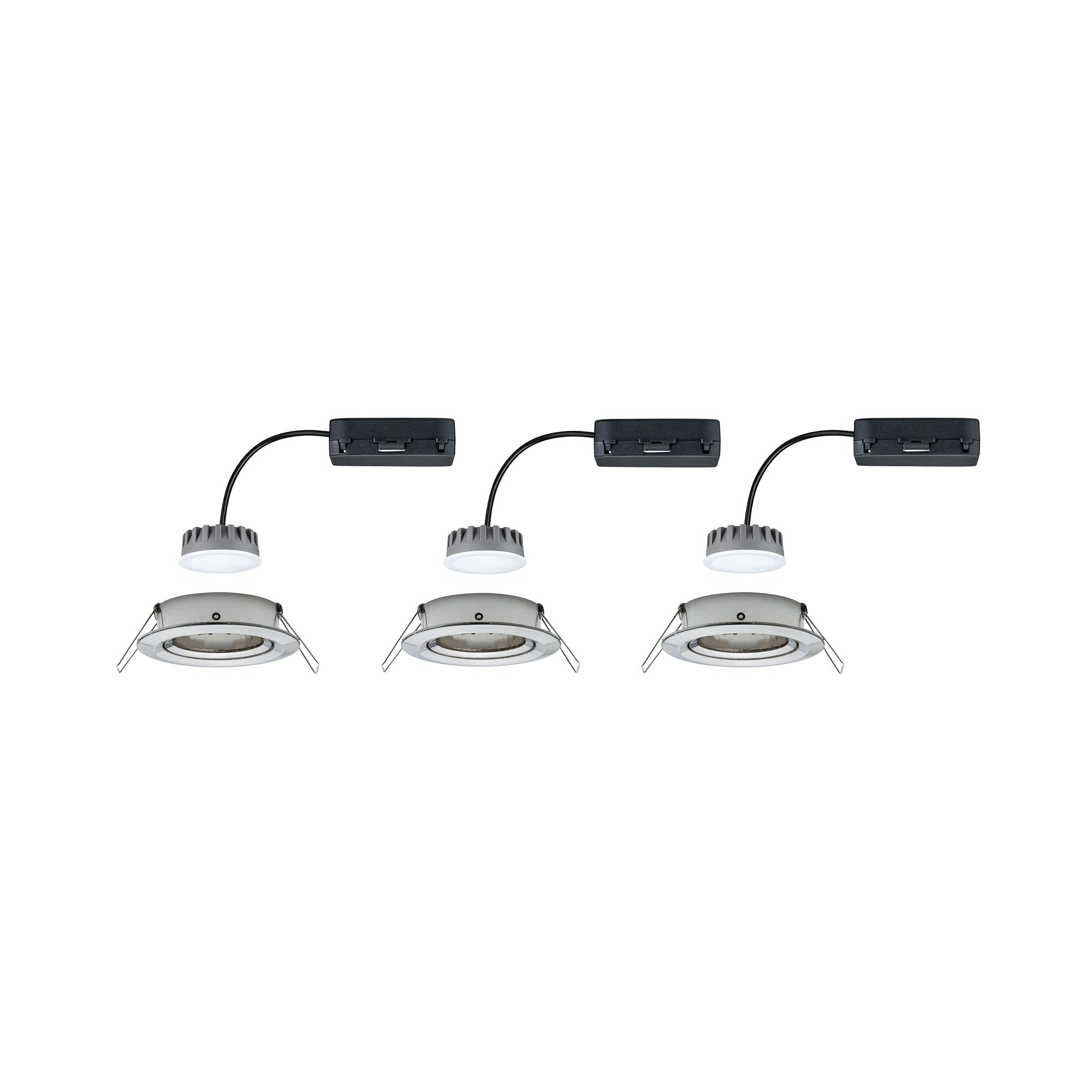 Paulmann Premium Coin Slim Einbauspot 3er-Set dimmbar