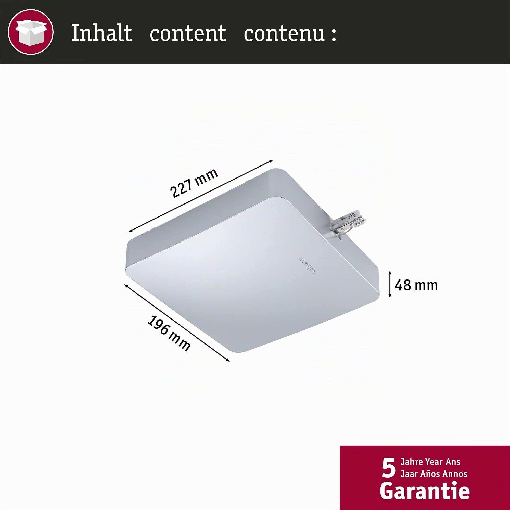 Paulmann URail 50120 Einspeisung Mitte Zigbee Chrom