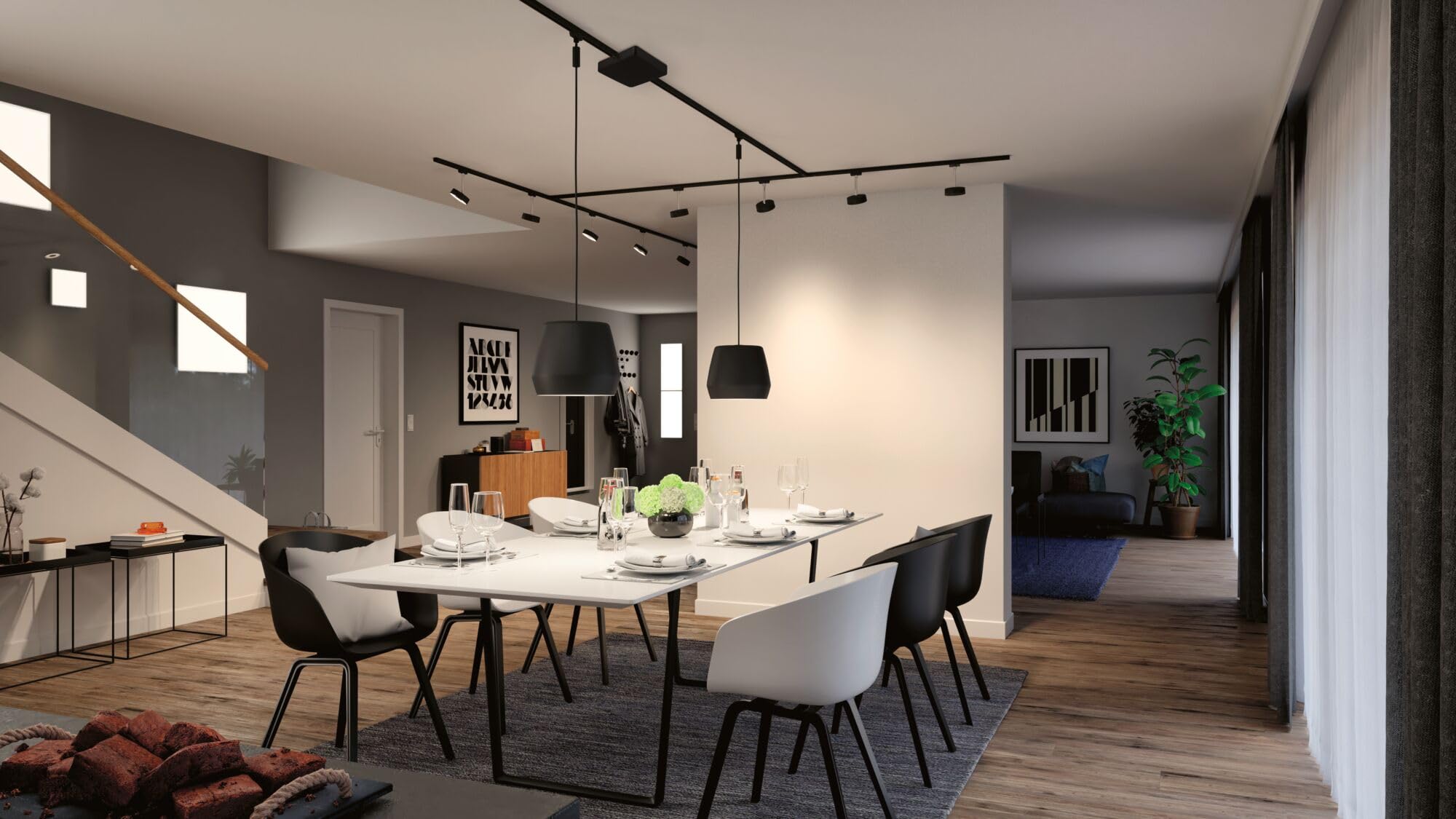 Paulmann URail 96819 Mittelzuführung Zigbee Schwarz