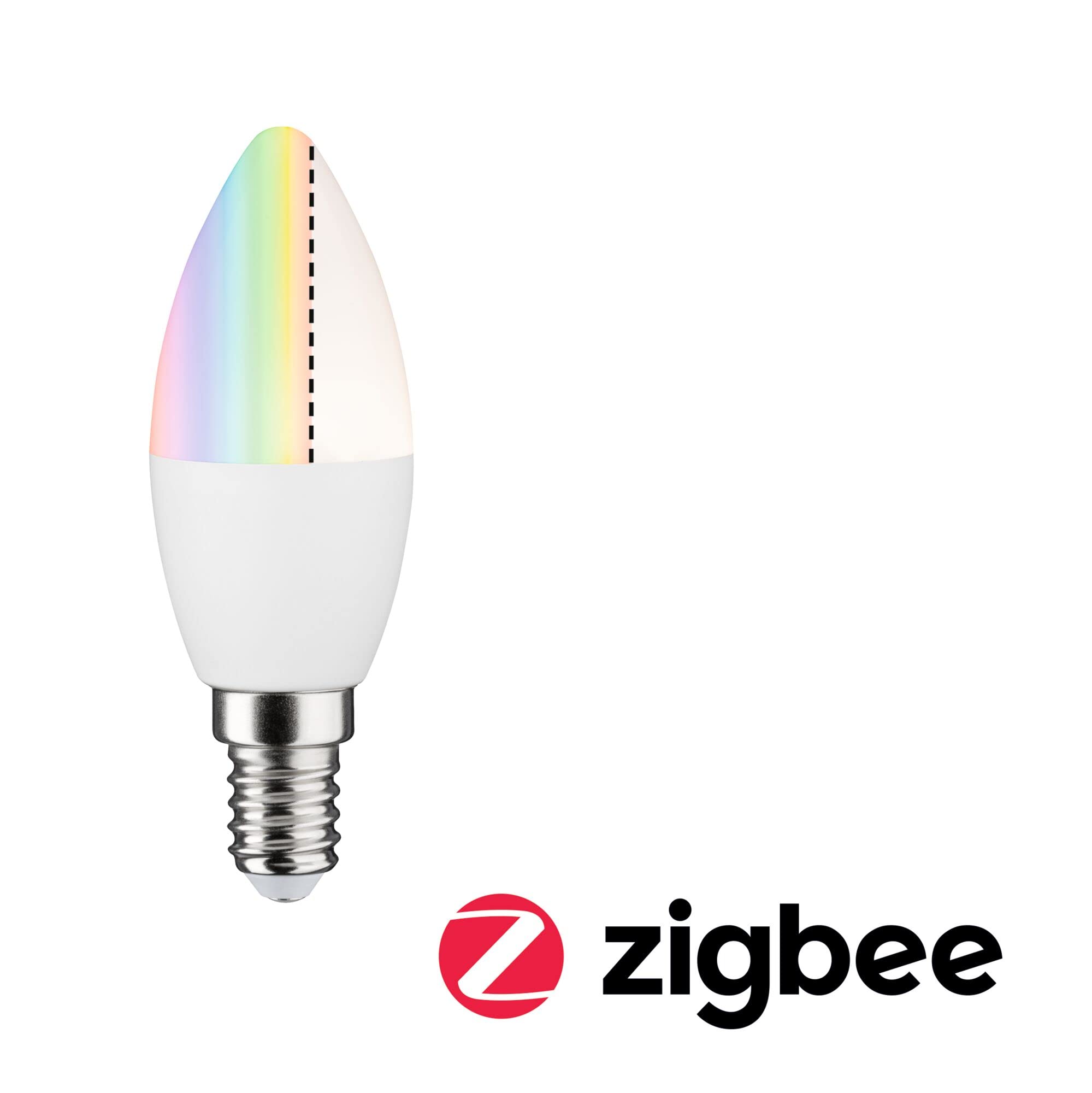 Paulmann ZB Kerze LED Lampe RGBW matt dimmbar