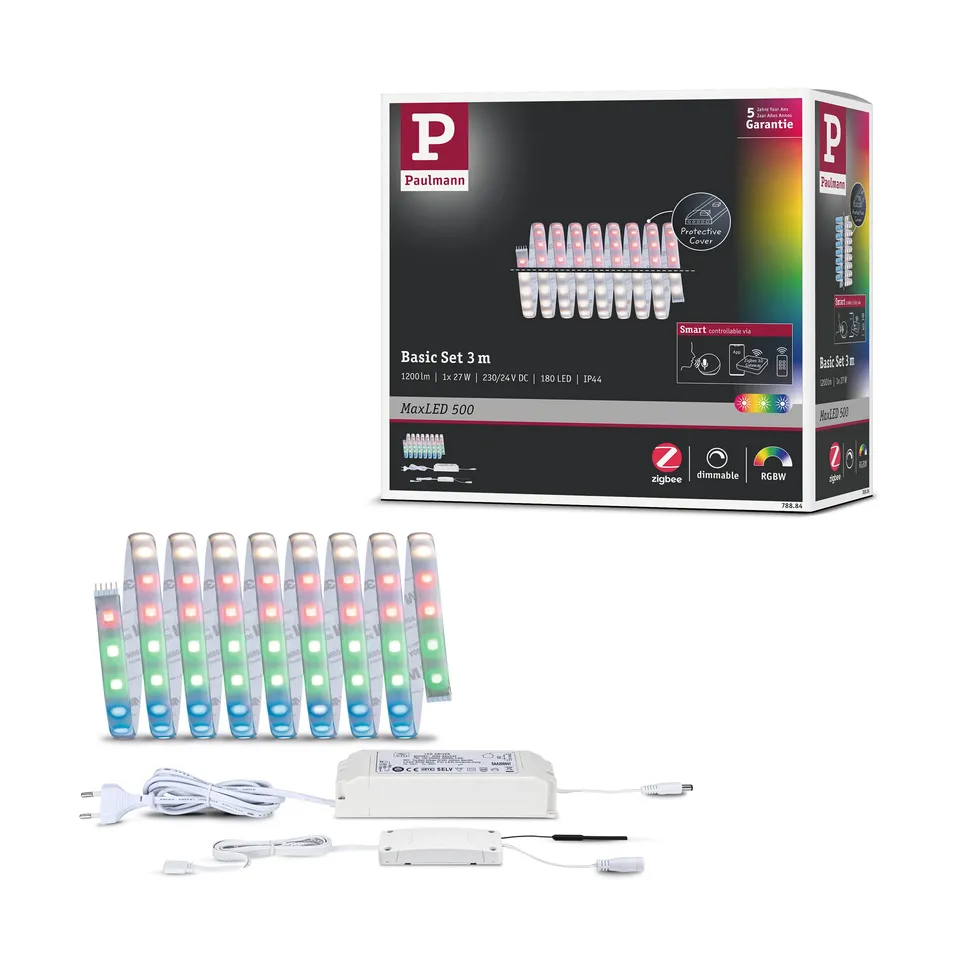 Paulmann MaxLED 500 Basisset 3 m RGBW Zigbee IP44