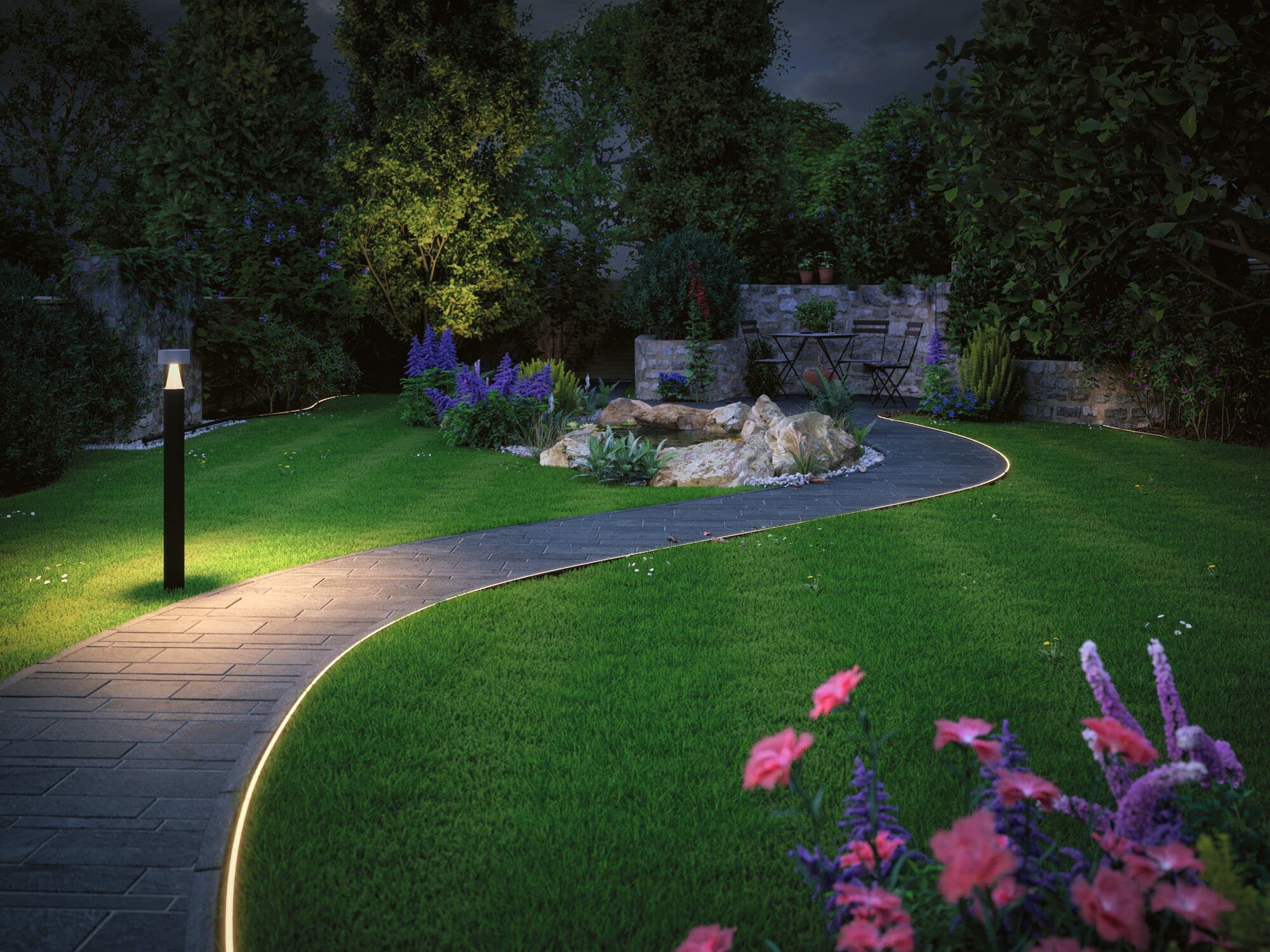Paulmann Plug & Shine Stripe LED Streifen 5m warmweiß IP67