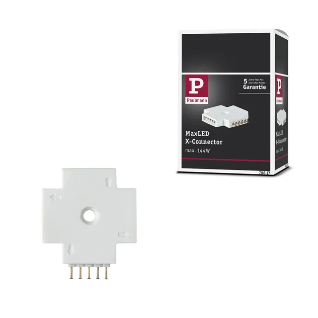 Paulmann MaxLED 70617 X-Verbinder LED Strip Zubehör Weiß