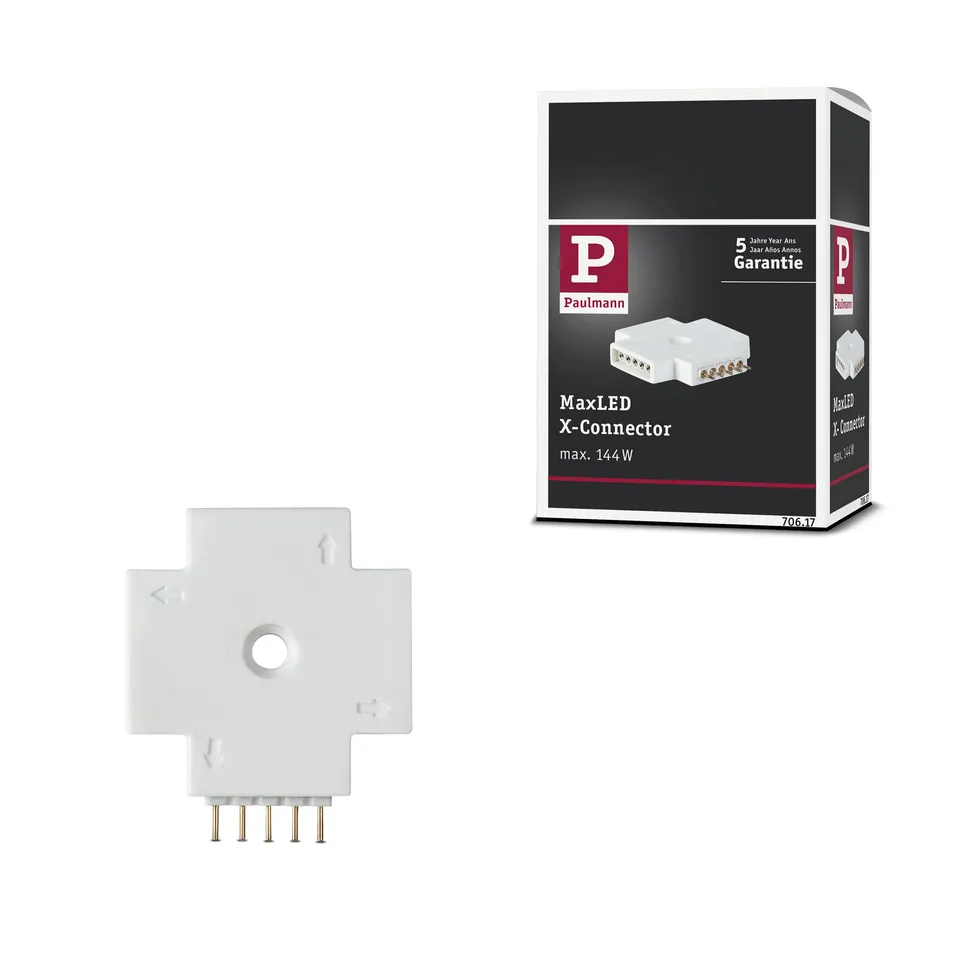 Paulmann MaxLED 70617 X-Verbinder LED Strip Zubehör Weiß