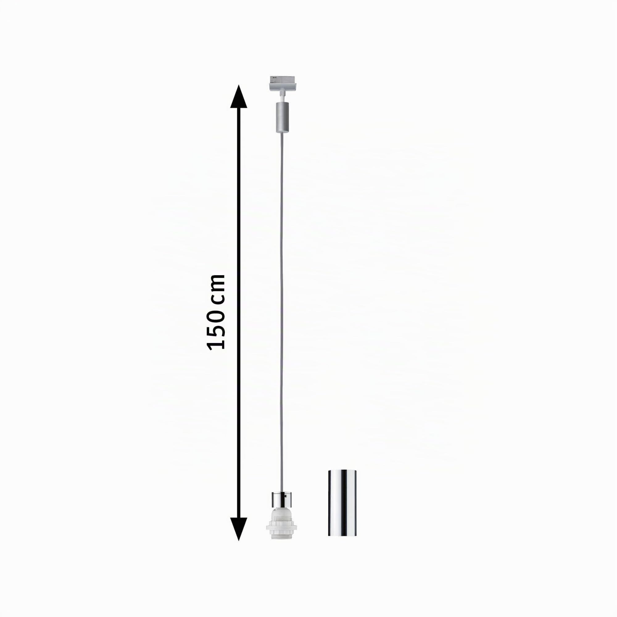 Paulmann URail Pendel 2Easy E27 Pendelleuchte Chrom matt