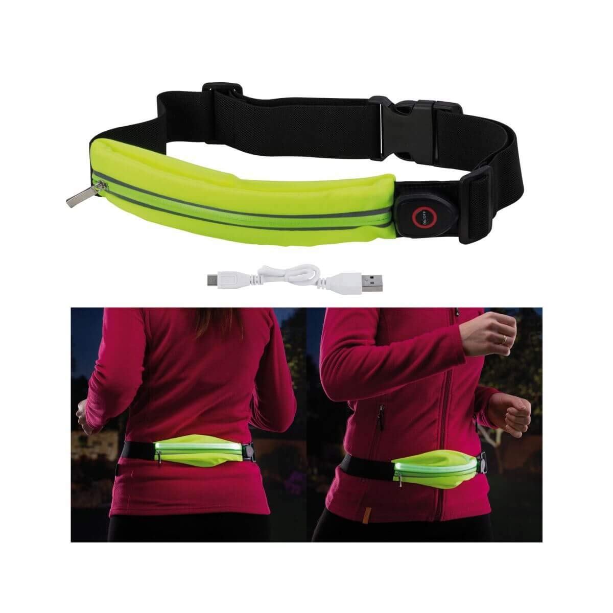 Paulmann 70969 Function Laufgurt LED gelb mit Smartphone-Fach