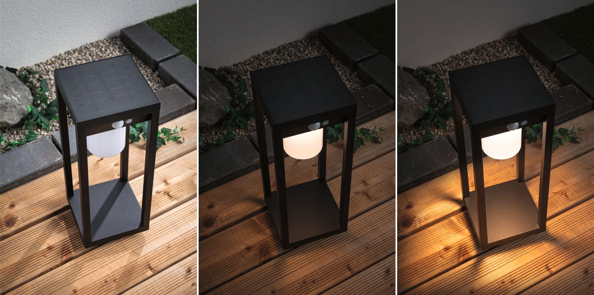 Paulmann Marisol 94573 Solarleuchte Schwarz Bewegungsmelder