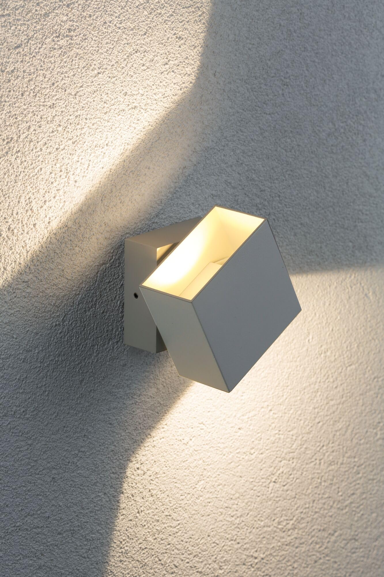 Paulmann Cybo Wandaufbauleuchte LED eckig weiß 2x3W IP65
