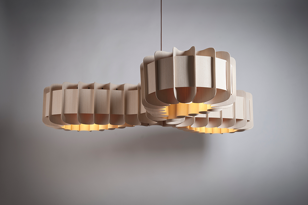 Bruck Clarissa Pendelleuchte Holz feuchtefest