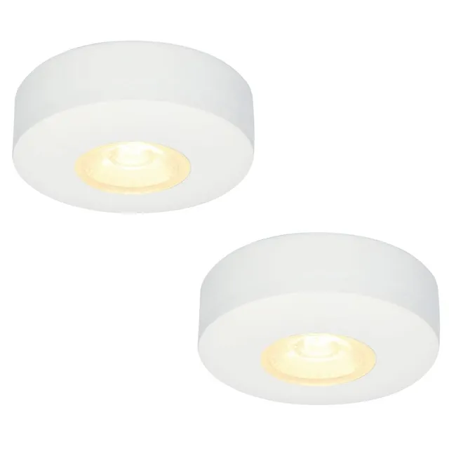 Hoftronic Pavo Aufbaustrahler 2er Set weiß warmweiß