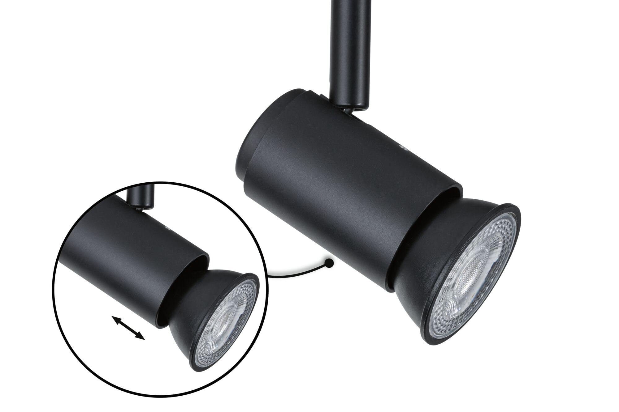 Paulmann URail Runa 95621 Schienenspot schwarz GU10