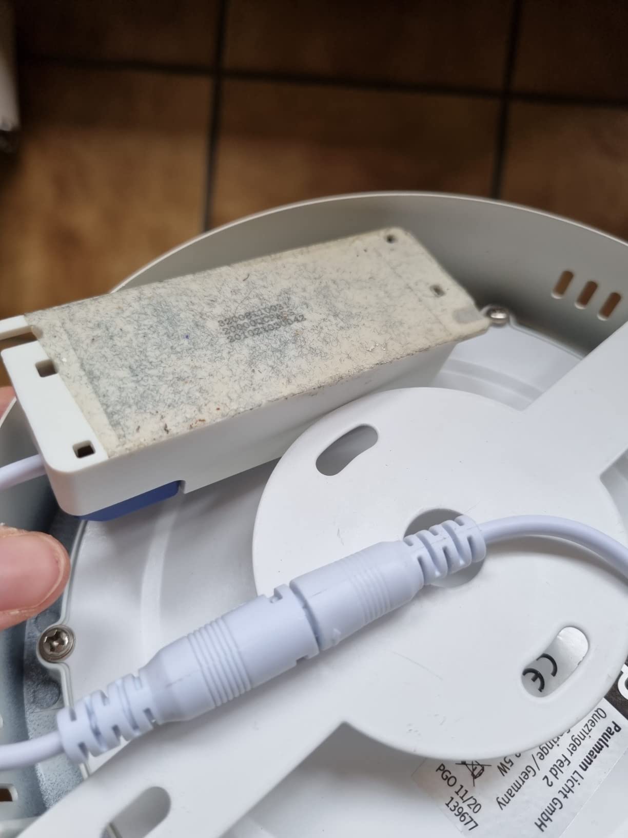 Paulmann Lunar 70642 LED Panel rund 220mm Weiß Matt warmweiß