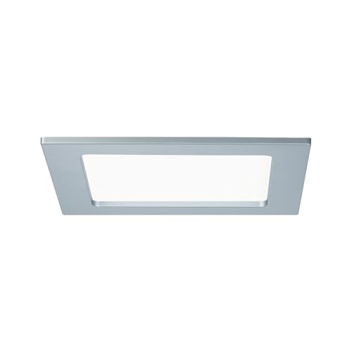 Paulmann LED Bad Einbaupanel 12W Eckig Chrom 4000K IP44
