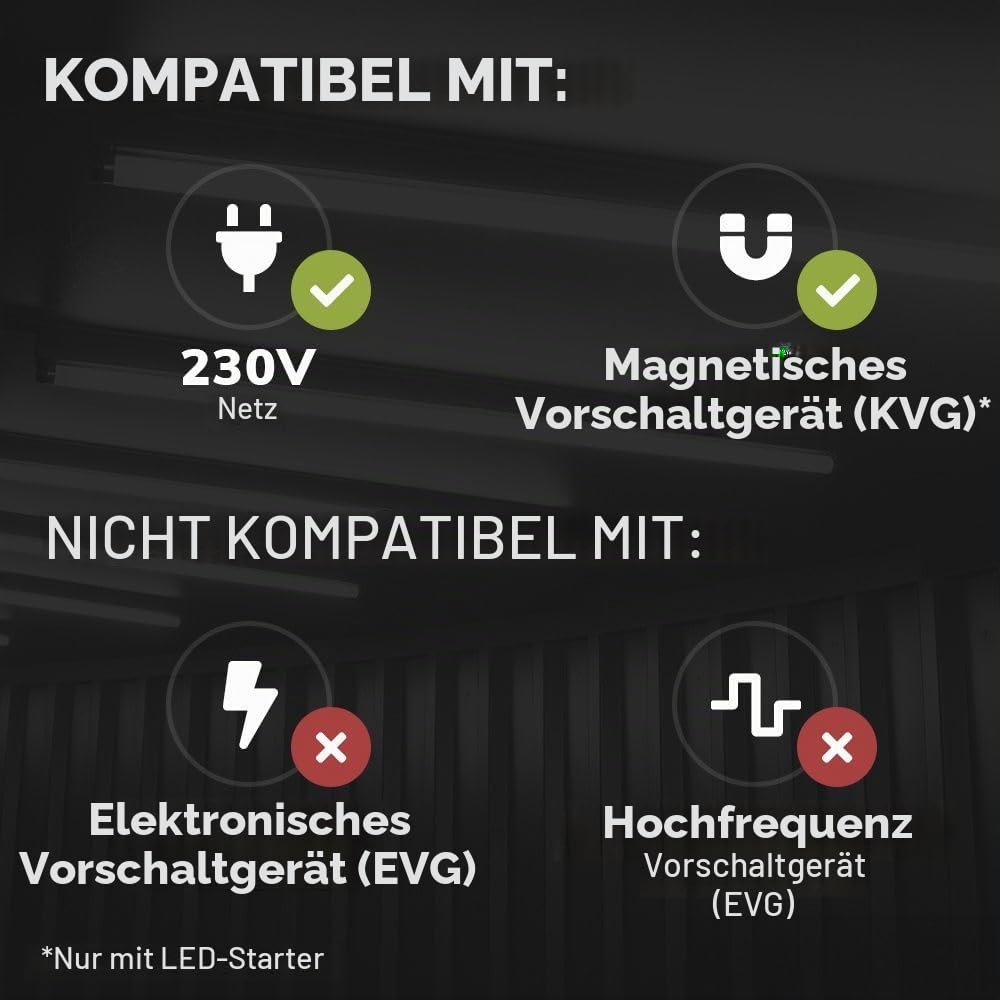 Hoftronic LED Röhre 120cm 15W T8 G13 4000K 3000lm
