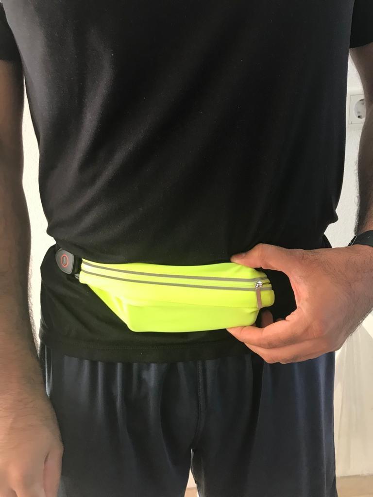 Paulmann 70969 Function Laufgurt LED gelb mit Smartphone-Fach