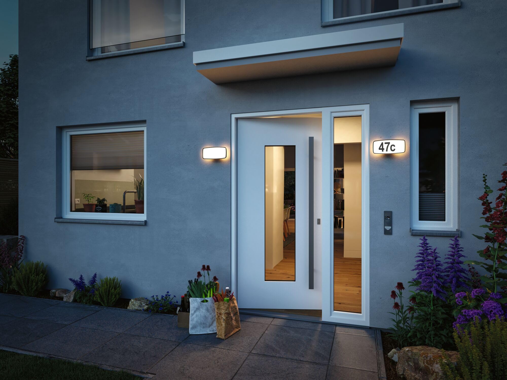 Paulmann Sheera 94506 Außenleuchte Sensor warmweiß