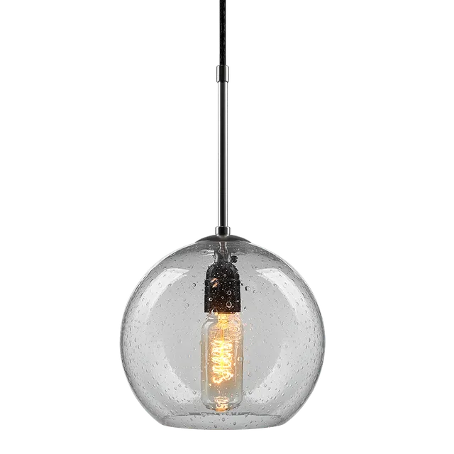 Bruck Bobo 3 Pendelleuchte Glas schwarz E26