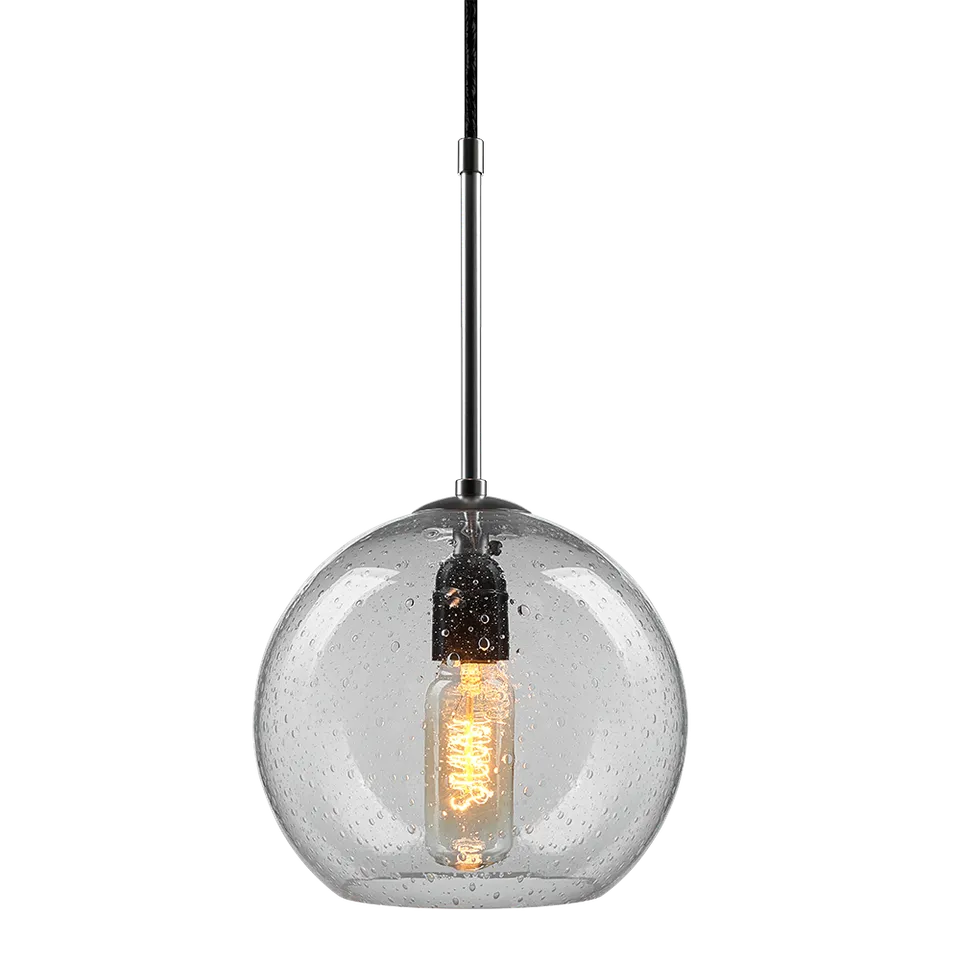 Bruck Bobo 3 Pendelleuchte Glas schwarz E26