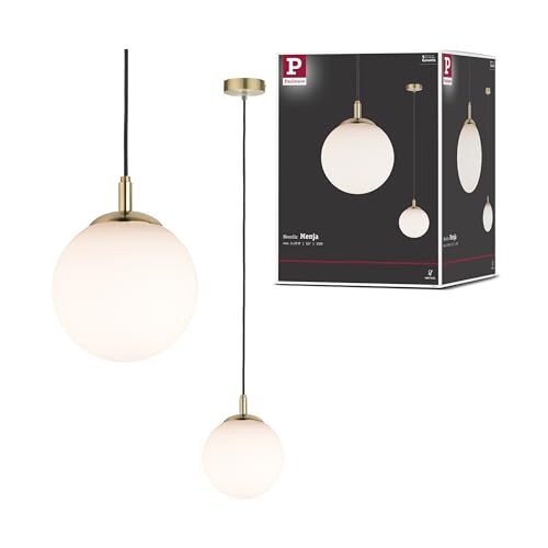 Paulmann Neordic Menja 79733 Pendelleuchte Weiß-Messing E27