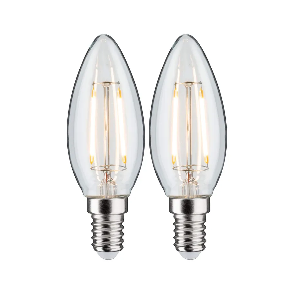 Paulmann 28474 LED Kerze 2W E14 Leuchtmittel klar warmweiß