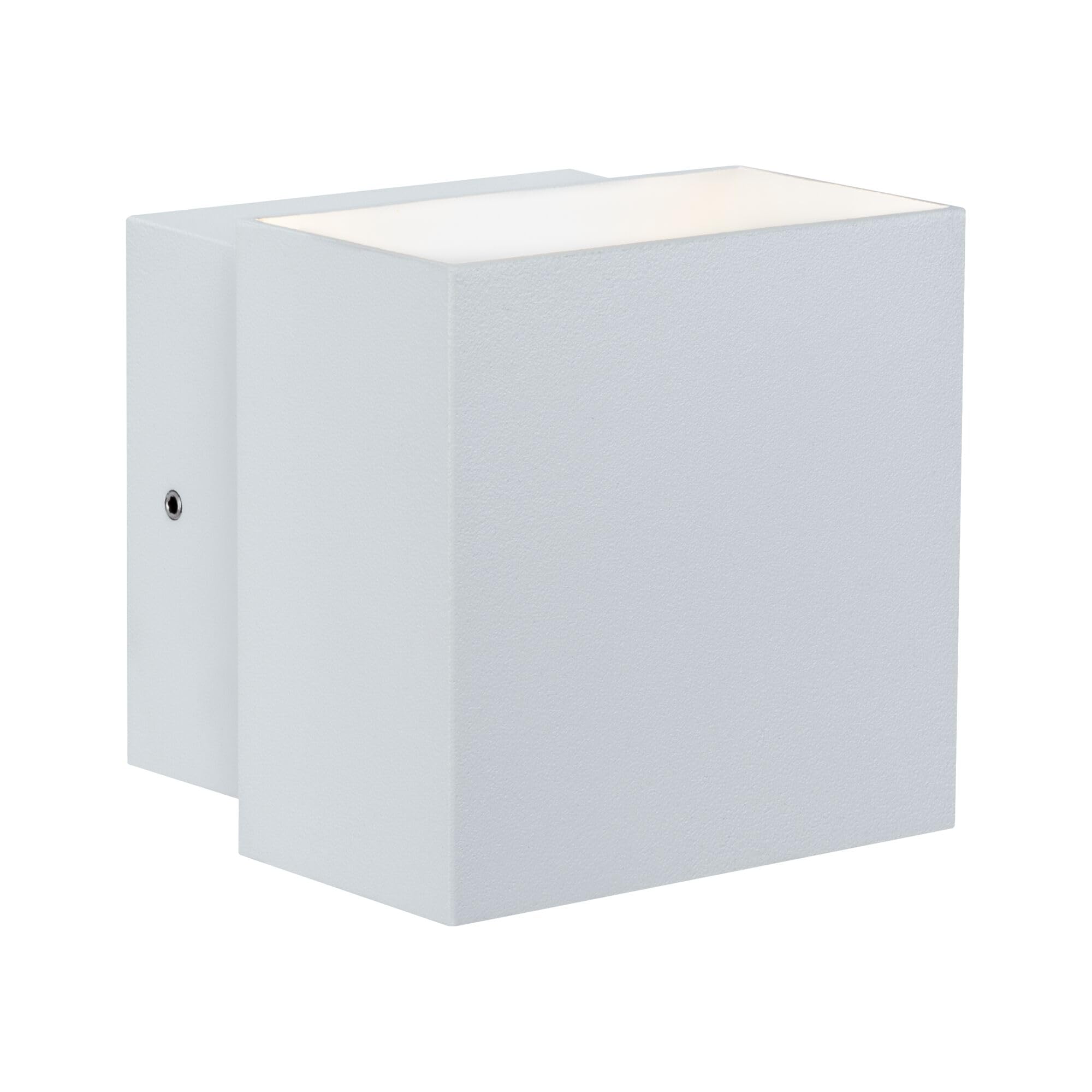 Paulmann Cybo Wandaufbauleuchte LED eckig weiß 2x3W IP65