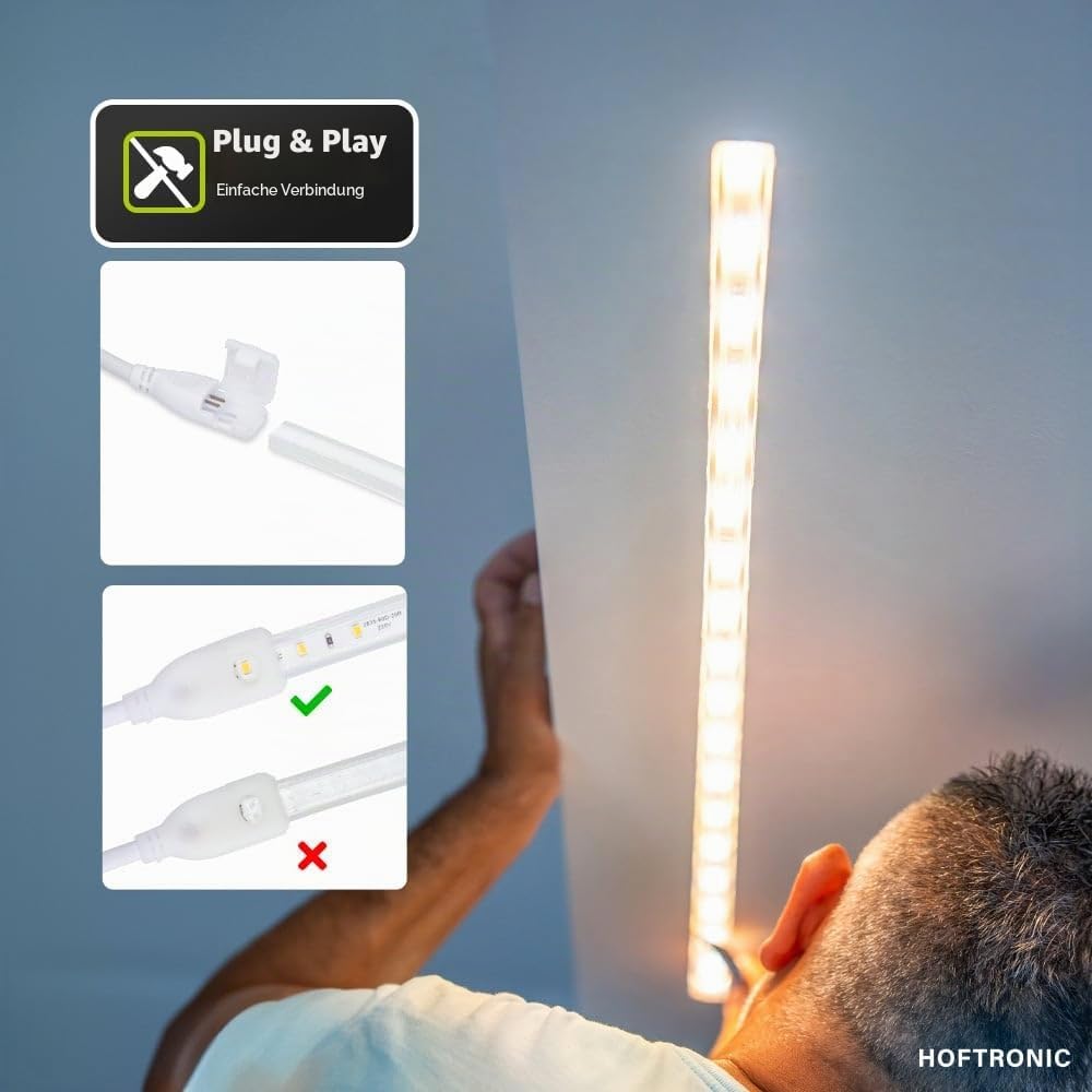 Hoftronic Flex60 LED Streifen 2m warmweiß IP65