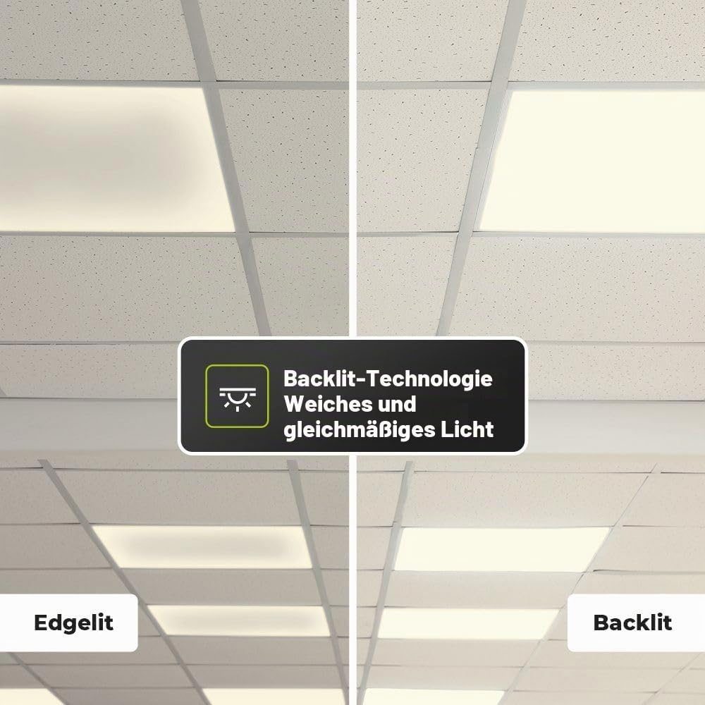 Hoftronic LED Panel 62x62 36W Warmweiß 3000K Standard