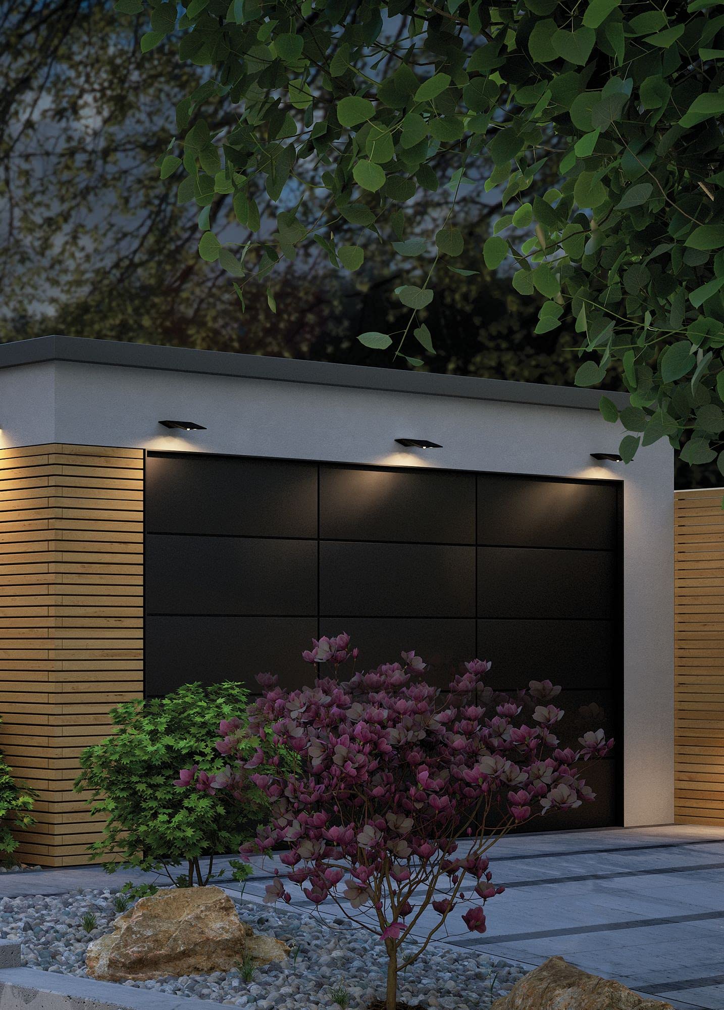 Paulmann Yoko 94245 Solar Wandleuchte Anthrazit warmweiß