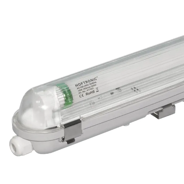 Hoftronic Feuchtraumleuchte 150cm 10x30W warmweiß